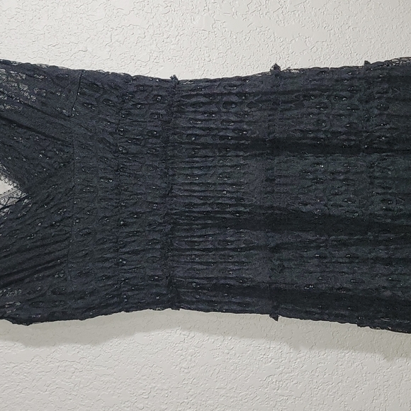 Studio M Black Lace Sleeveless Dress w/Lining Sz. M - Picture 3 of 9
